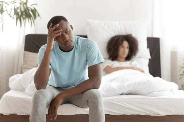 Man upset about ED symptoms Surrey